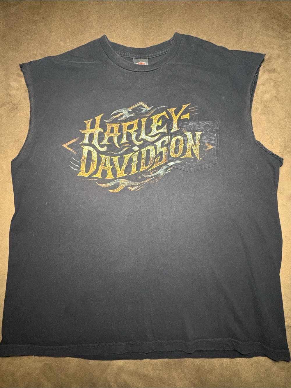 Harley-Davidson Baton Rouge Louisiana Sleeveless Graphic Tee – Size 2XL